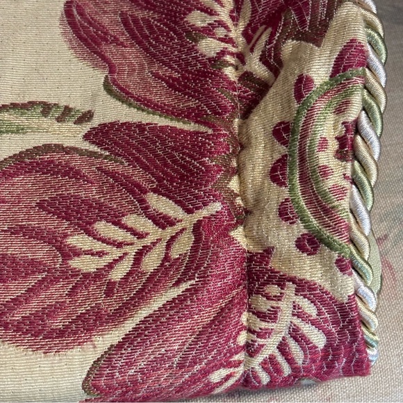 BILTMORE for your home Standard Festival Floral pillow Sham tapestry w/ cording - Picture 14 of 16